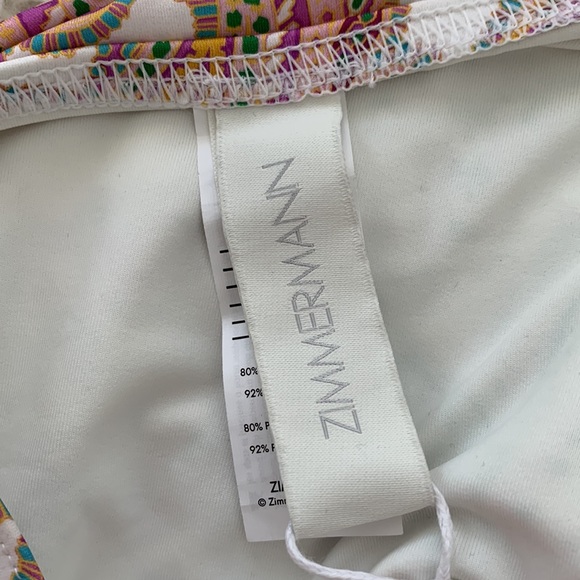 Zimmerman brighton 2 piece triangle bikini set in paisley print - Picture 10 of 11